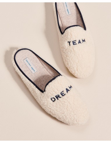 Les chaussons Dream team homme en laine bouclette - Angarde x émoi émoi Voir les baskets