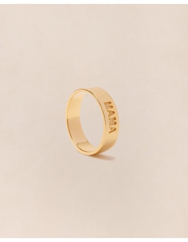 La bague précieuse Mama love en vermeil vente chaude votre 