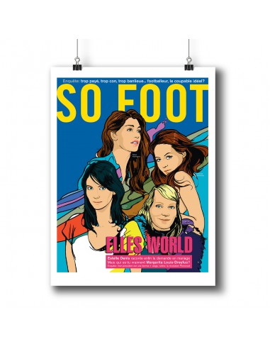 Affiche Elles World, So Foot 74 Fin de série