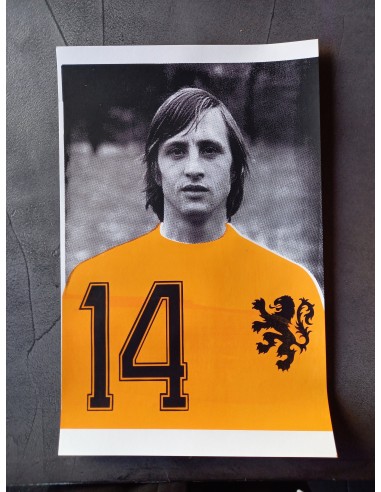 Affiche sérigraphie « Johan Cruyff » pas cheres