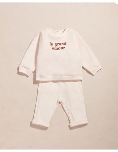 Le sweat enfant Le grand amour et le pantalon Lars crème En savoir plus